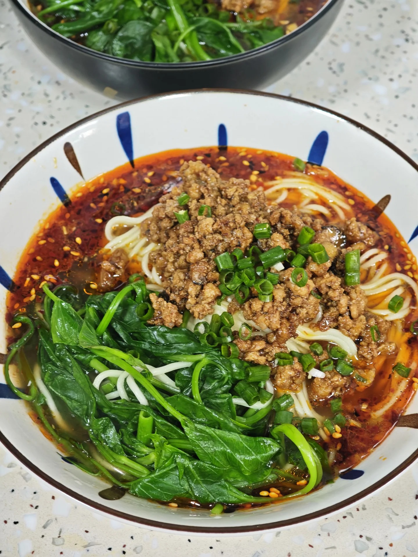 Bol de wanza mian à Chongqing